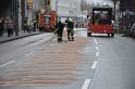 Stadtbus fing Feuer Koeln Muelheim Frankfurterstr Wiener Platz P352